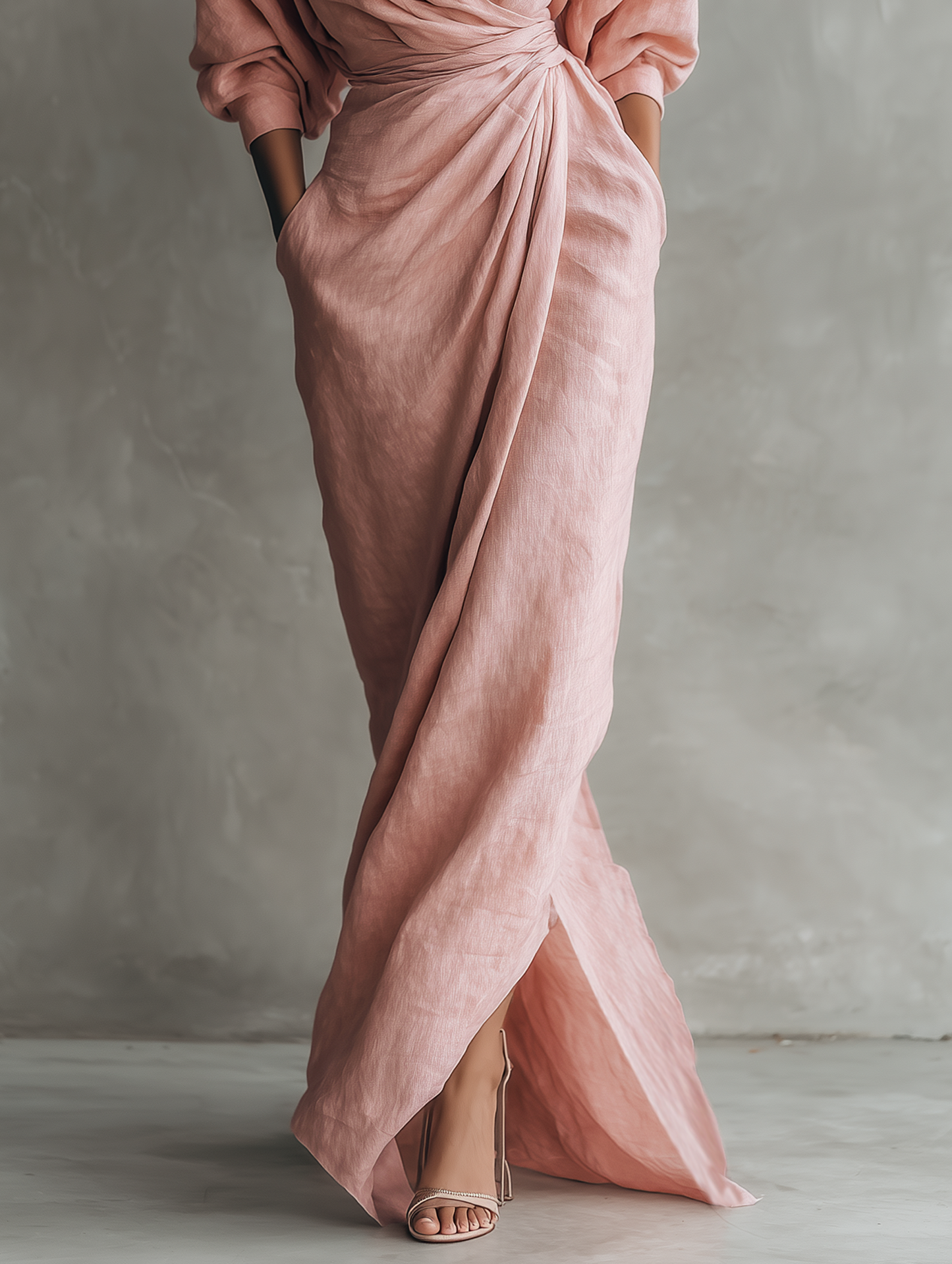 Mirella™ | Elegante Maxi Jurk met V-Hals