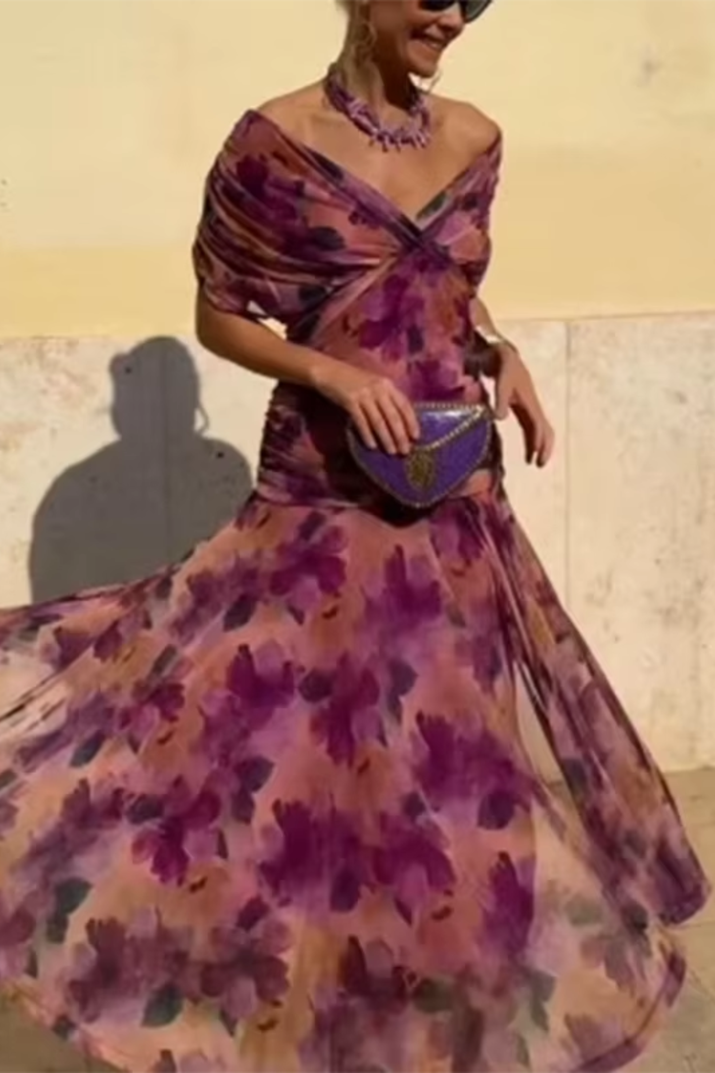 Valenne™ | Elegante Maxi Jurk met V-Hals