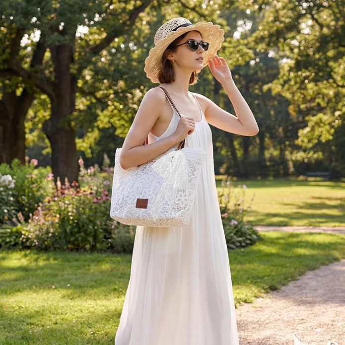 Rosalie™ | Romantische Kanttas Met Strikdetail