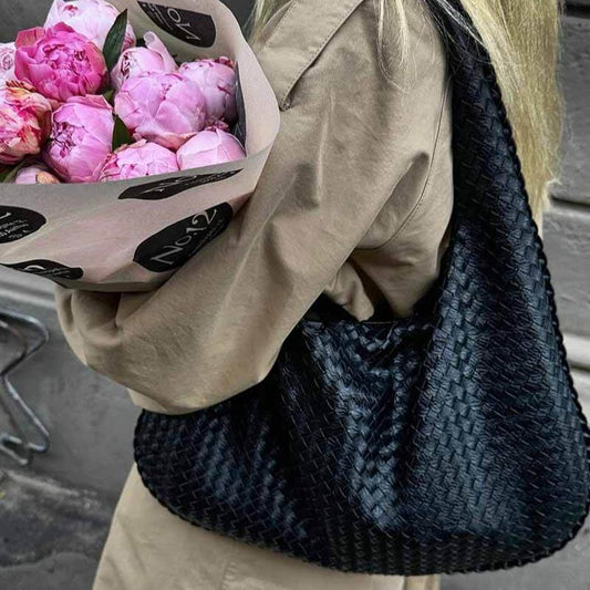 VOVIA | Geweven Oversized Schoudertas