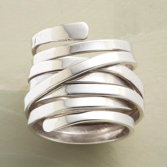 Marionβ’ | Zilveren Ring met Vintage Uitstraling