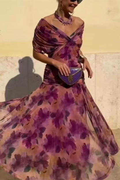 Valenne™ | Elegante Maxi Jurk met V-Hals