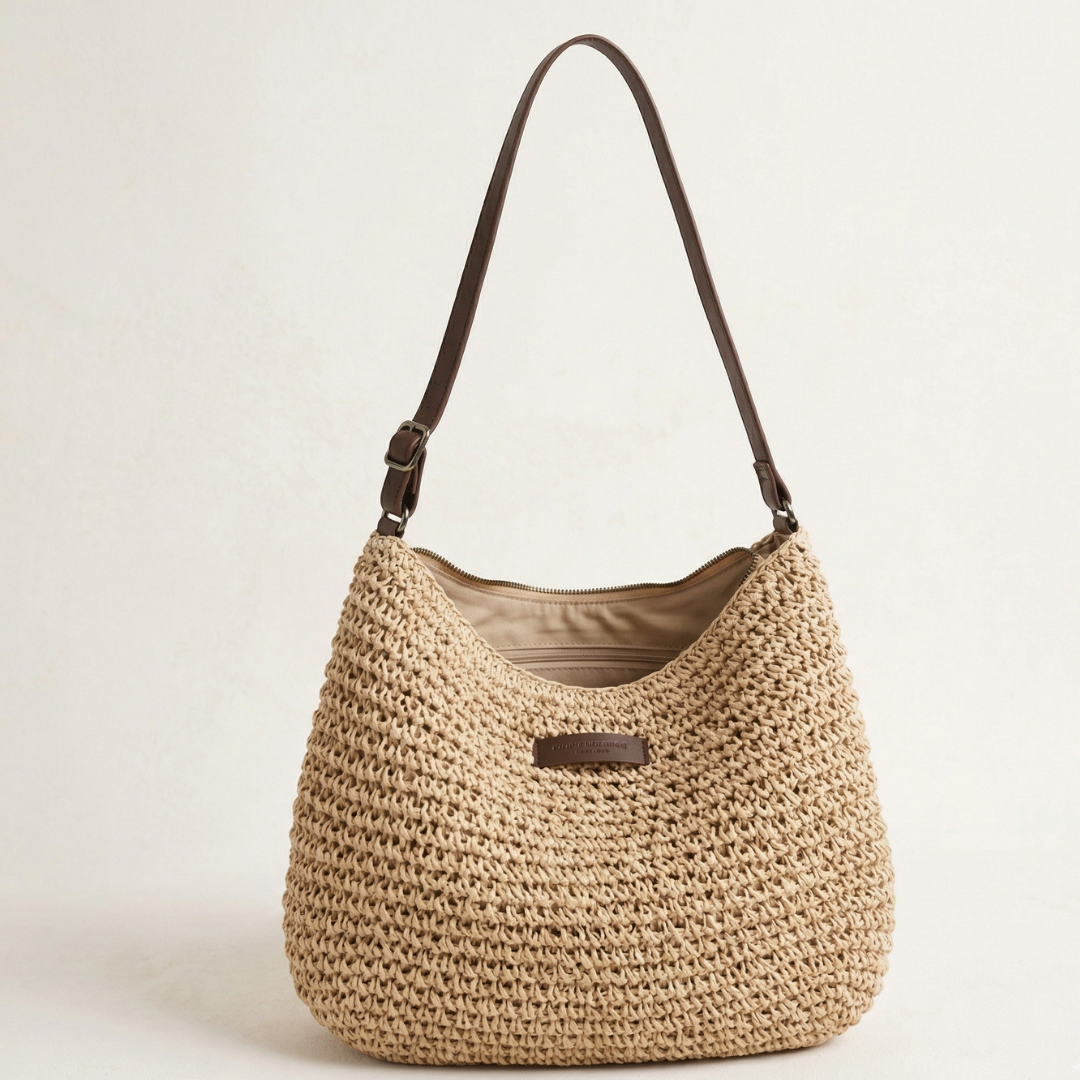 Elodie™ | Elegante Geweven Schoudertas