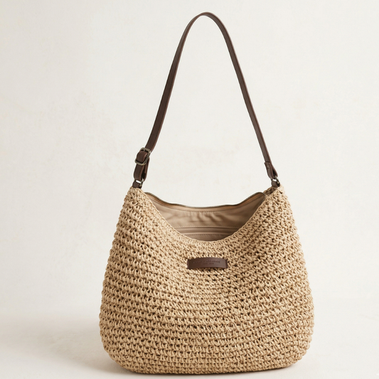 Elodie™ | Elegante Geweven Schoudertas