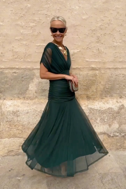 Valenne™ | Elegante Maxi Jurk met V-Hals