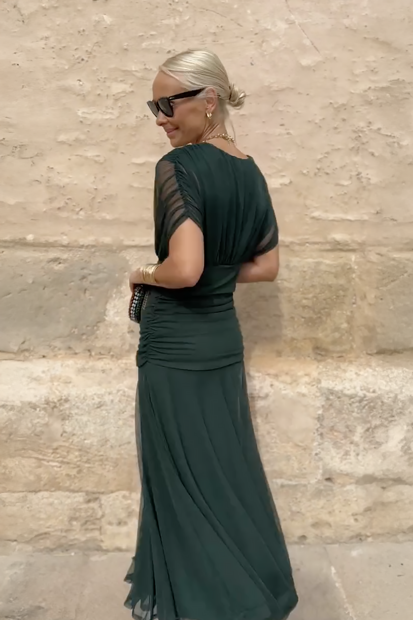 Valenne™ | Elegante Maxi Jurk met V-Hals
