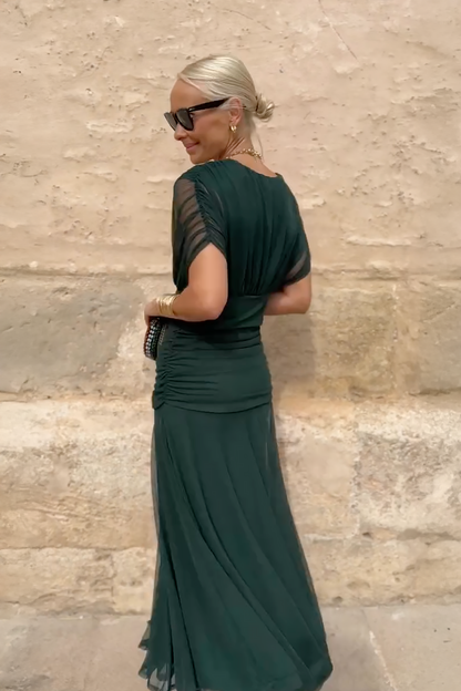 Valenne™ | Elegante Maxi Jurk met V-Hals