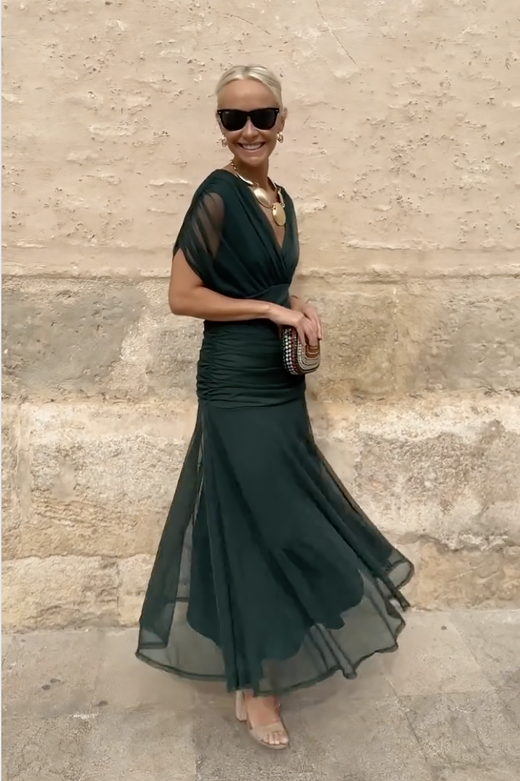 Valenne™ | Elegante Maxi Jurk met V-Hals