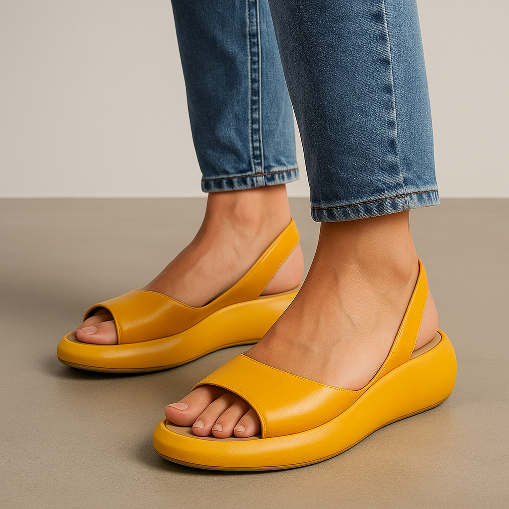 Isara™ | Comfort Sleehak Sandalen met Antislip