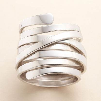 Marion™ | Zilveren Ring met Vintage Uitstraling