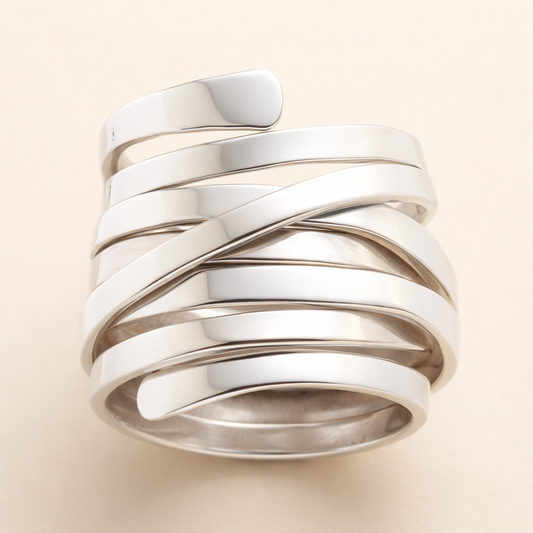 Marion™ | Zilveren Ring met Vintage Uitstraling