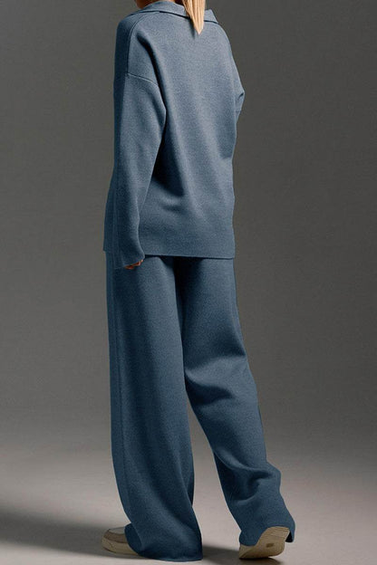 Plush & Preppy Camel Two-Piece Set Elivra