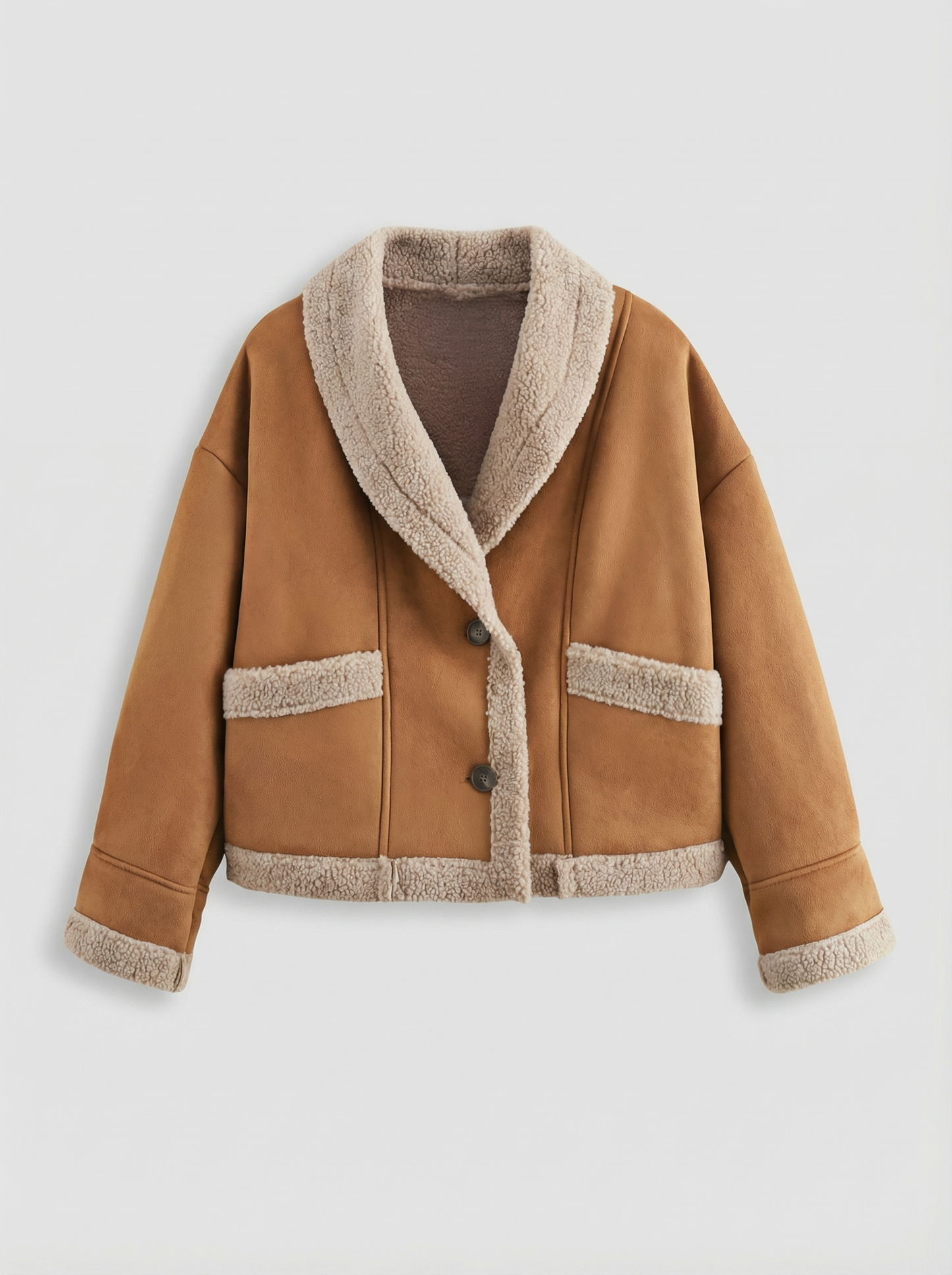 Teddy Shearling Jasje | Warm & Stijlvol Elivra