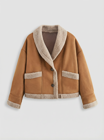 Teddy Shearling Jasje | Warm & Stijlvol Elivra