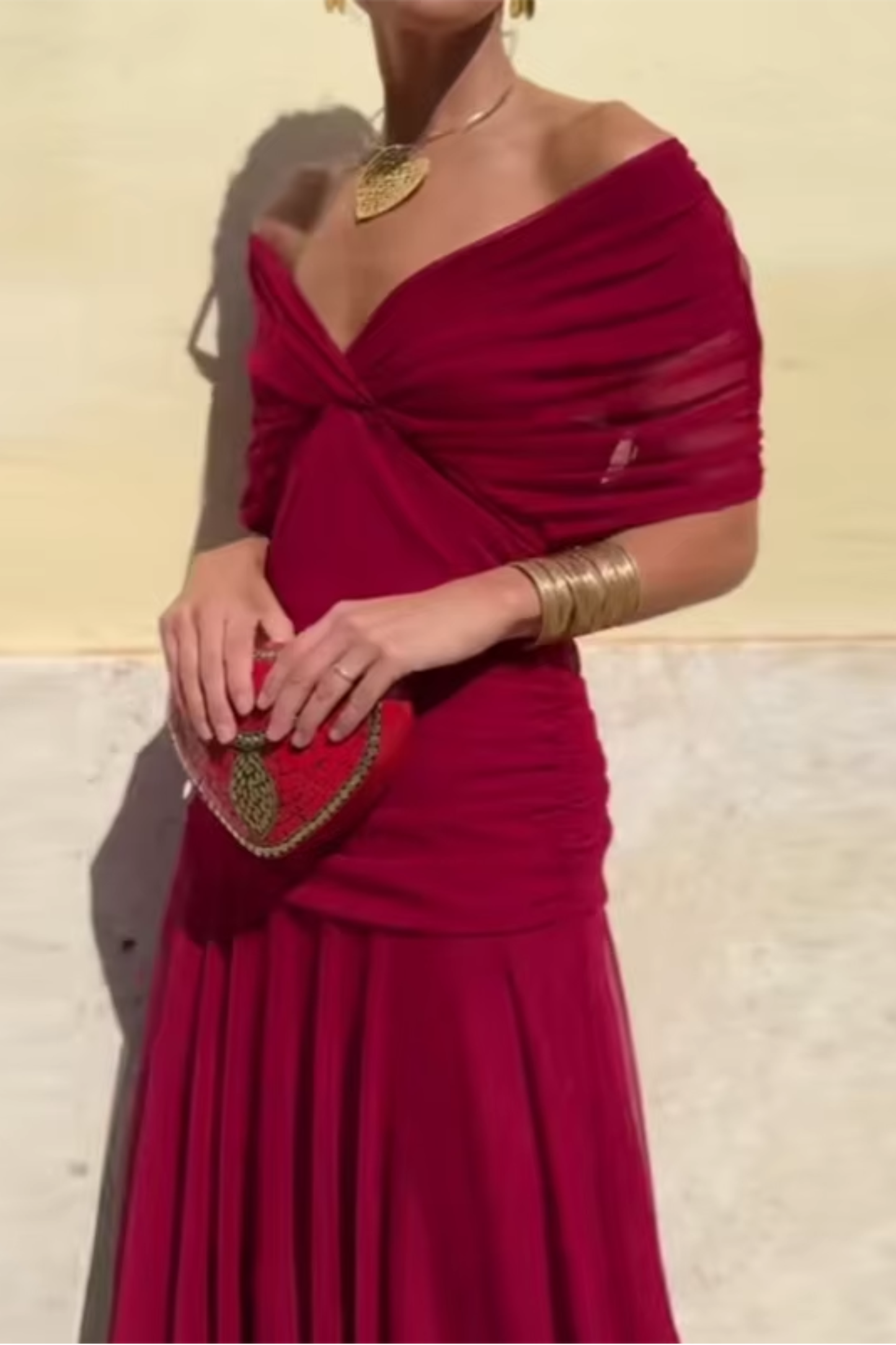 Valenne™ | Elegante Maxi Jurk met V-Hals