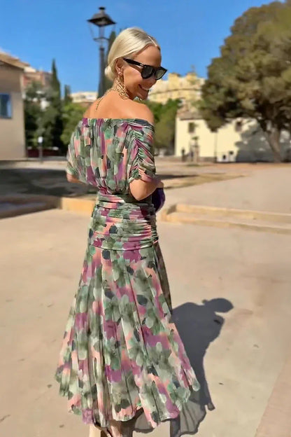 Valenne™ | Elegante Maxi Jurk met V-Hals