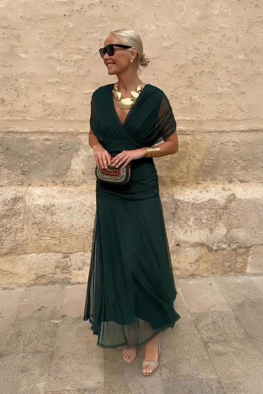 Valenne™ | Elegante Maxi Jurk met V-Hals