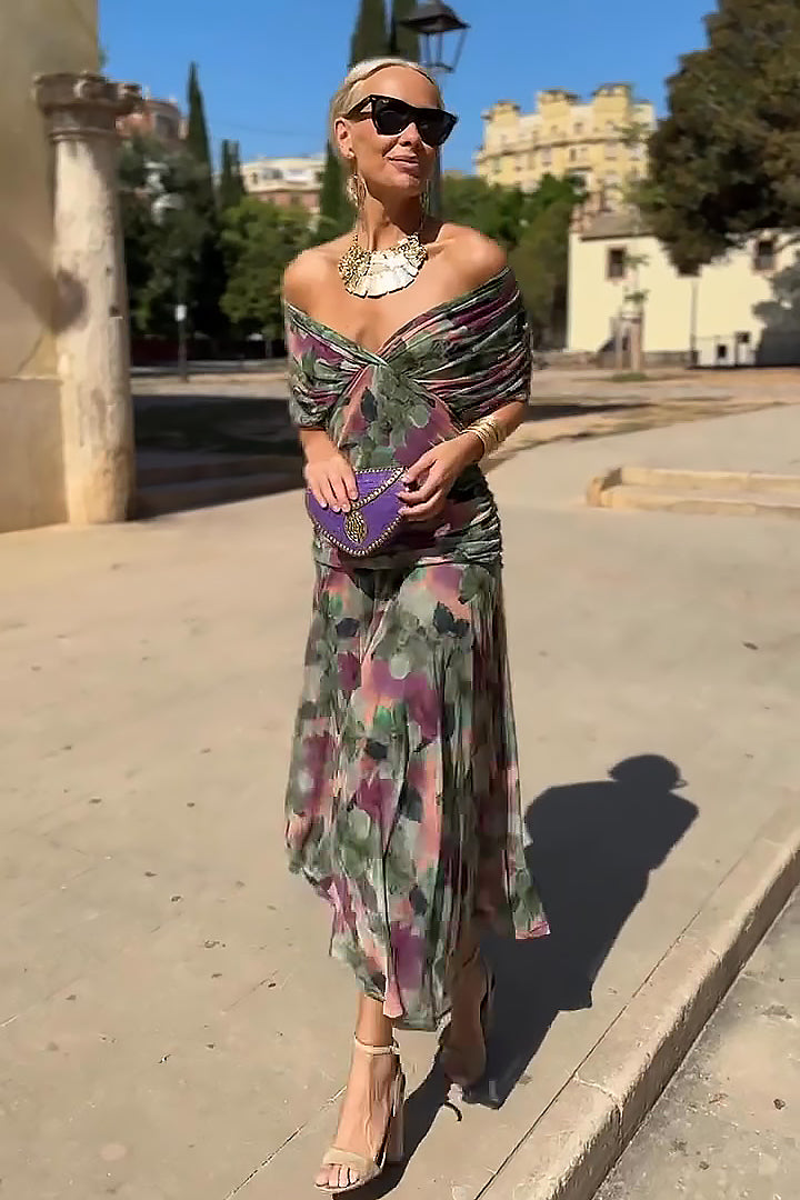 Valenne™ | Elegante Maxi Jurk met V-Hals