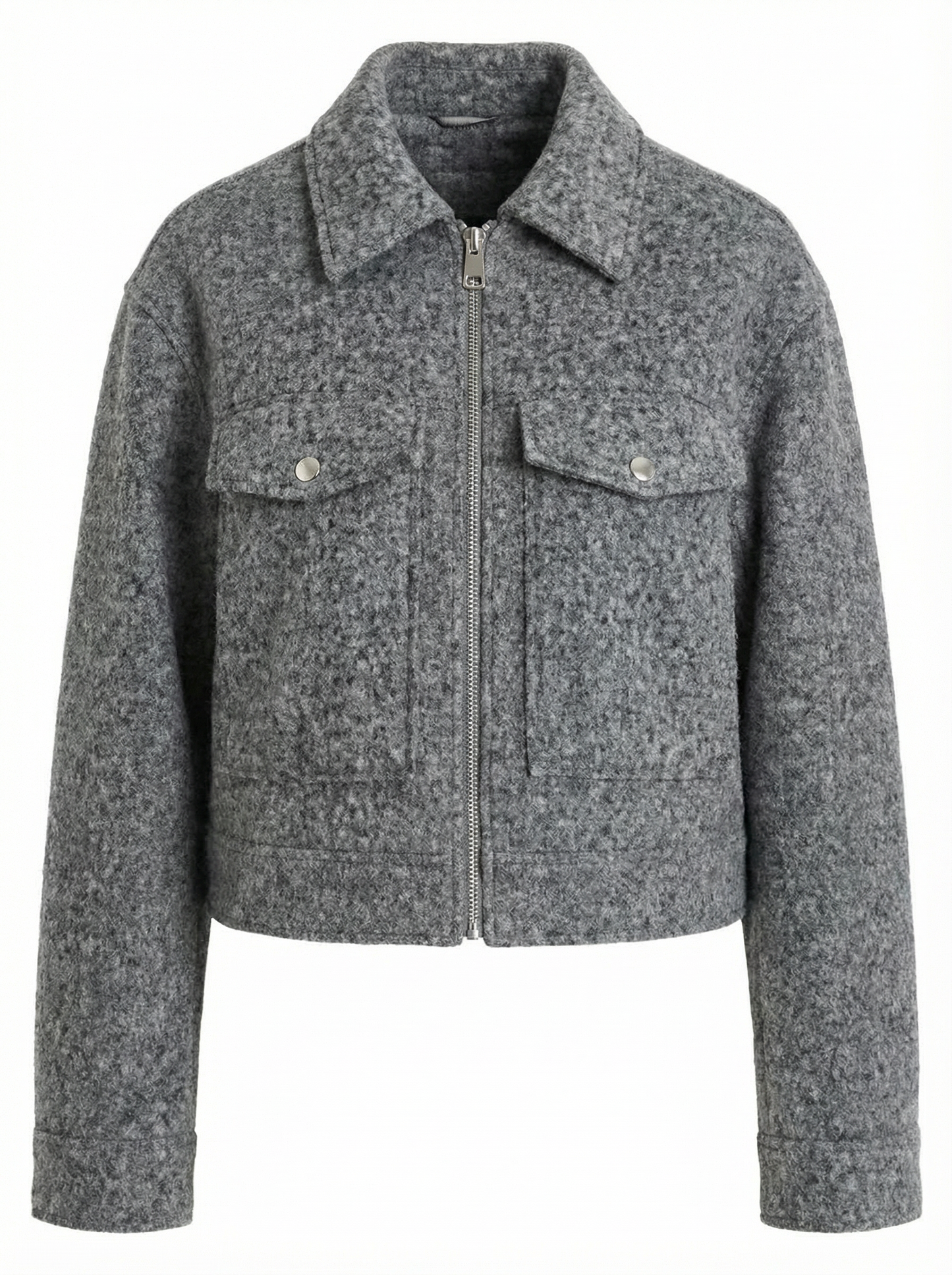 Elivra Cropped Tweed Jas