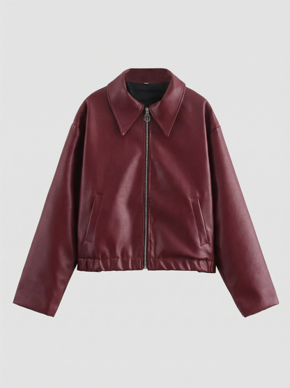 Leren Bikerjack | Edgy & Elegant Elivra