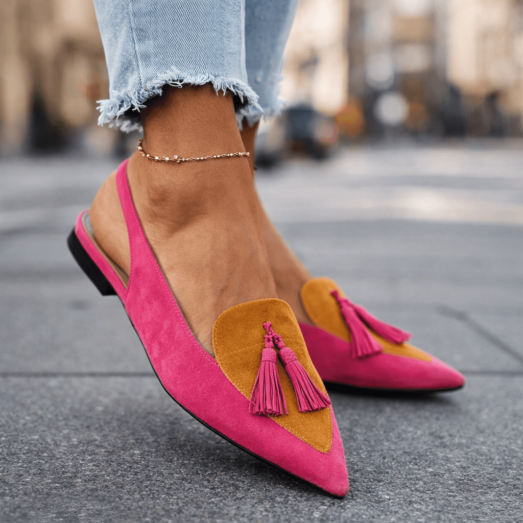 Vivienne™️ | Elegante Slingback Loafers met Kwastjes