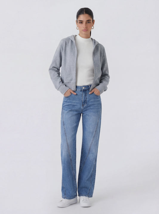 ELIVRA'S vintage straight leg jeans