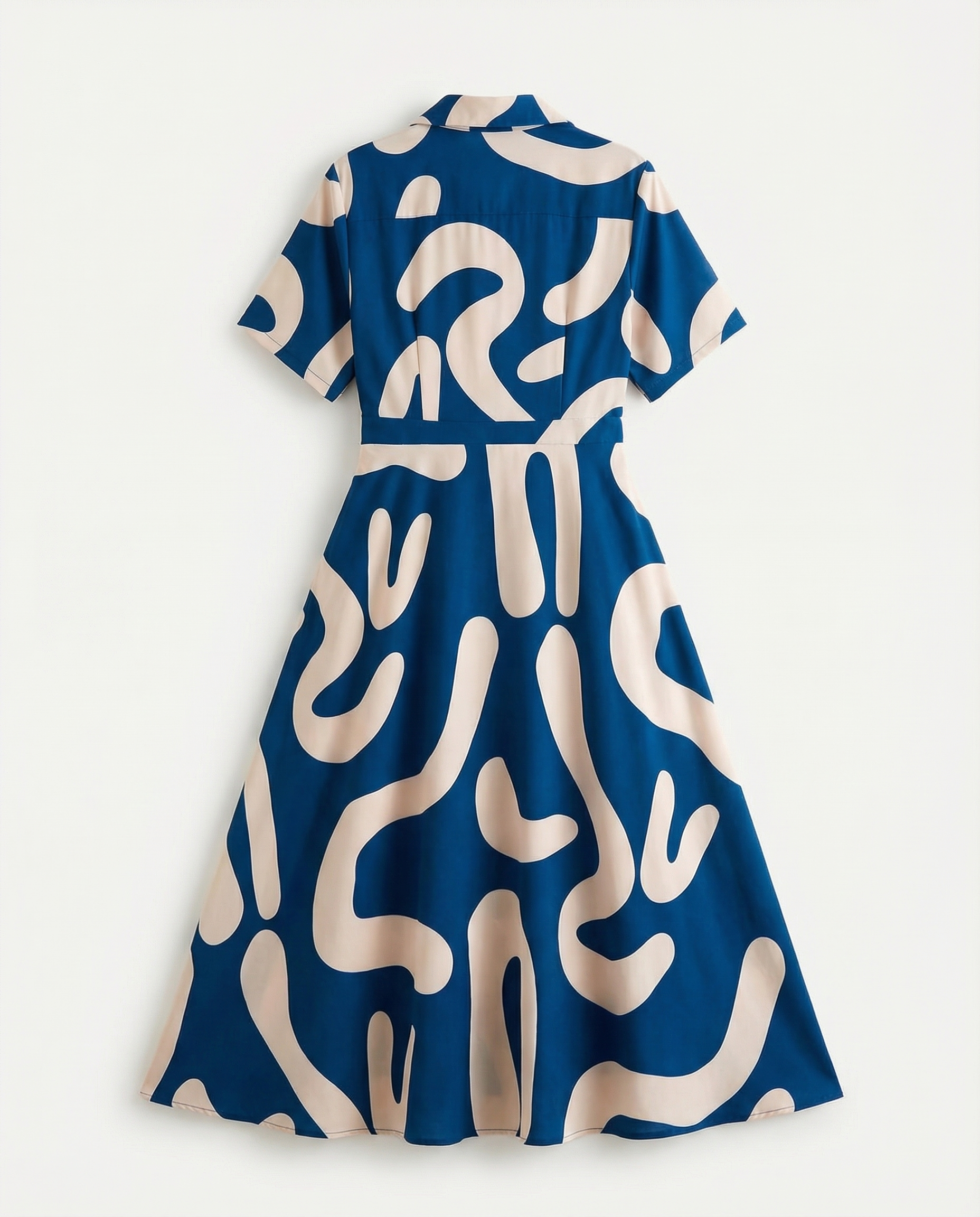 Kirsty Scribble Print Shirt Dress Elivra
