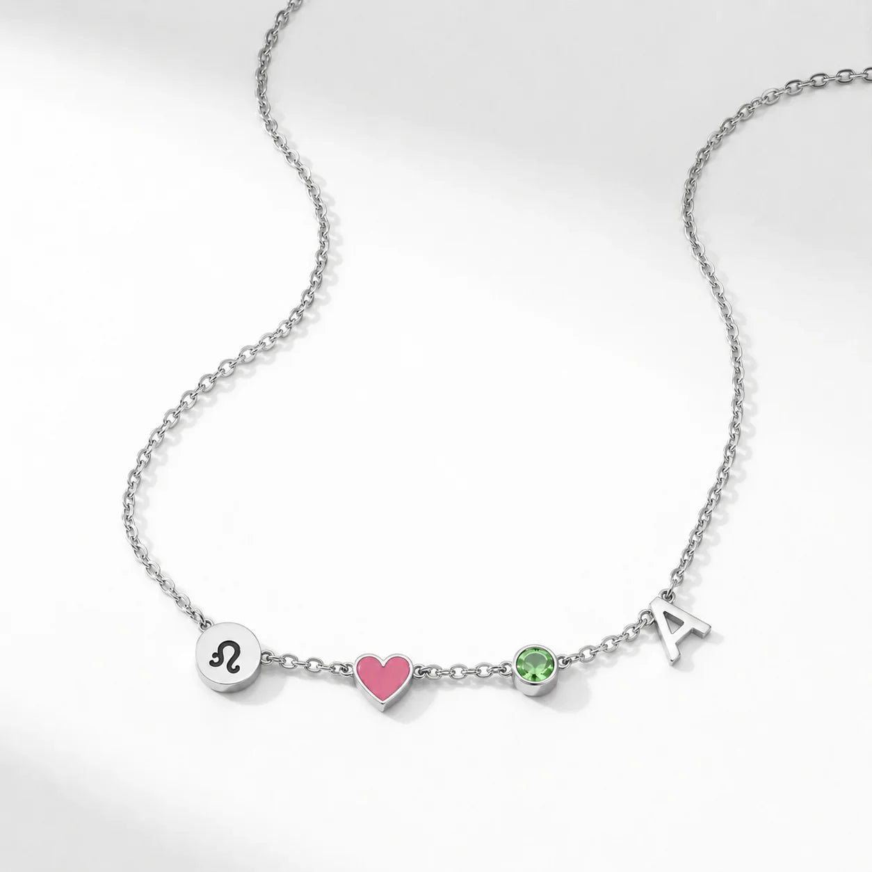 Amoura™ | Ketting met Hartje en Initiaal