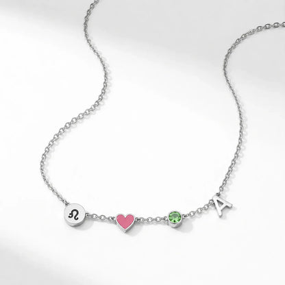 Amoura™ | Ketting met Hartje en Initiaal
