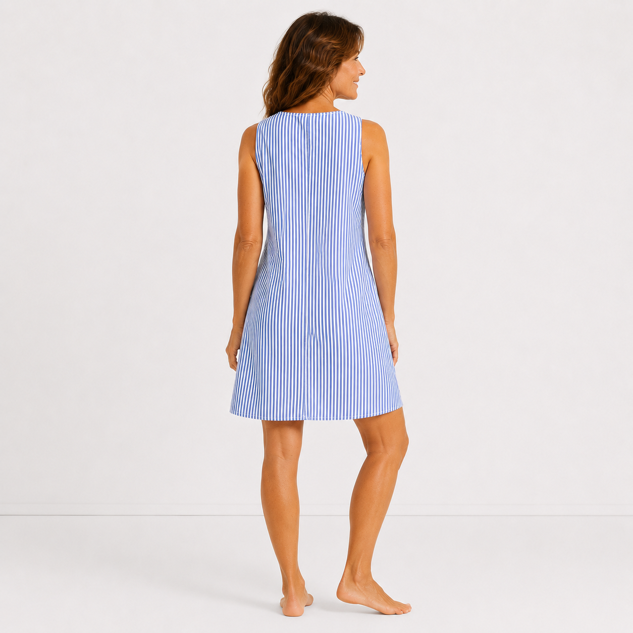 Amara™ | Luchtige Gestreepte Zomerjurk