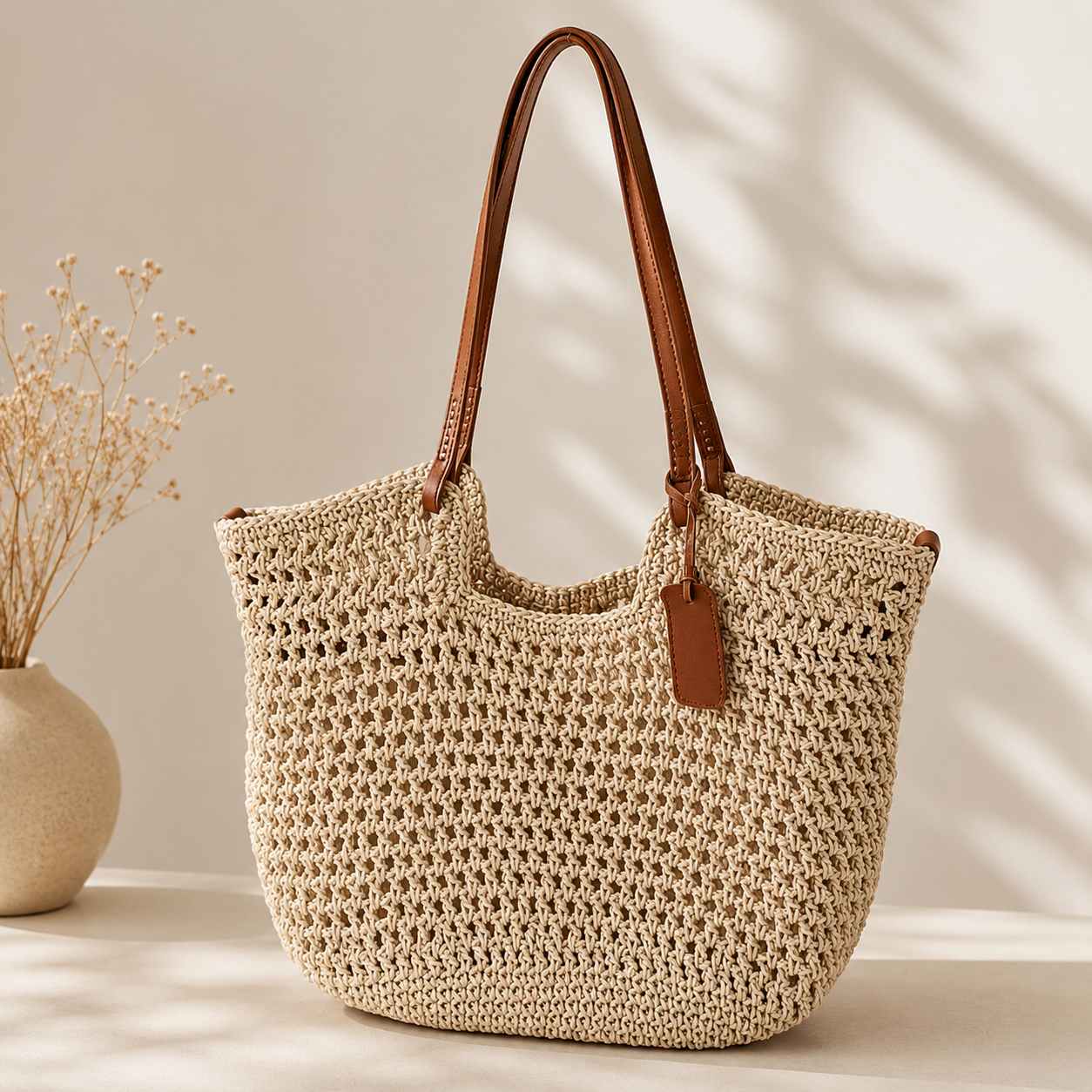 Celeste™ | Gehaakte Shopper Met Tijdloze Elegantie