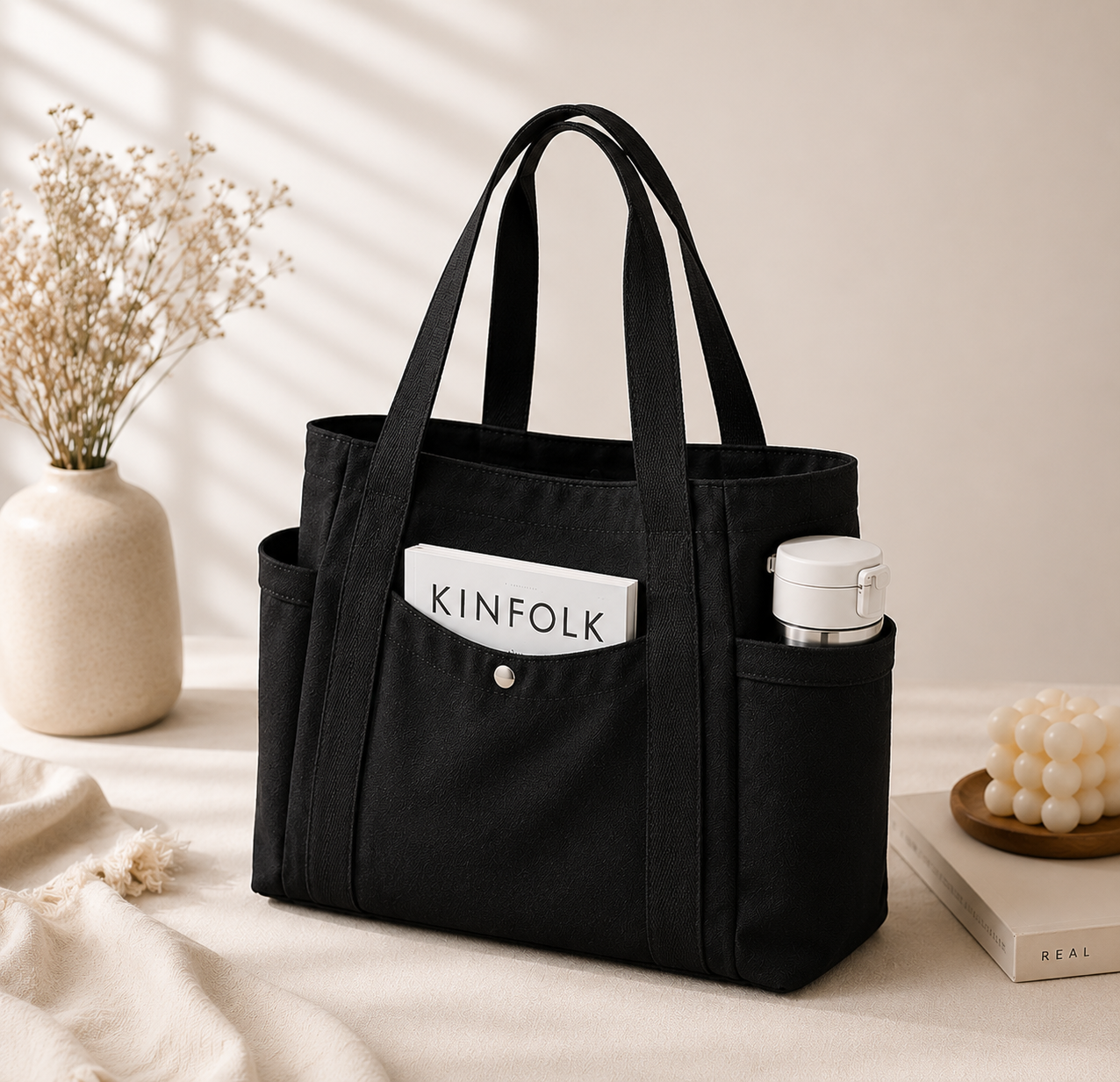 THE VIRGINIA™ | De Canvas Tote voor Elke Dag