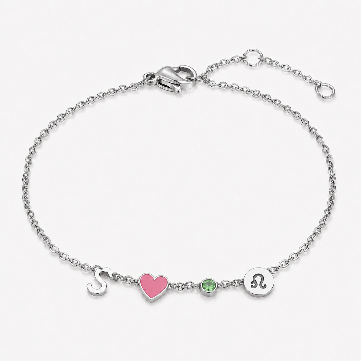Amoura™ | Armband met Hartje en Initiaal