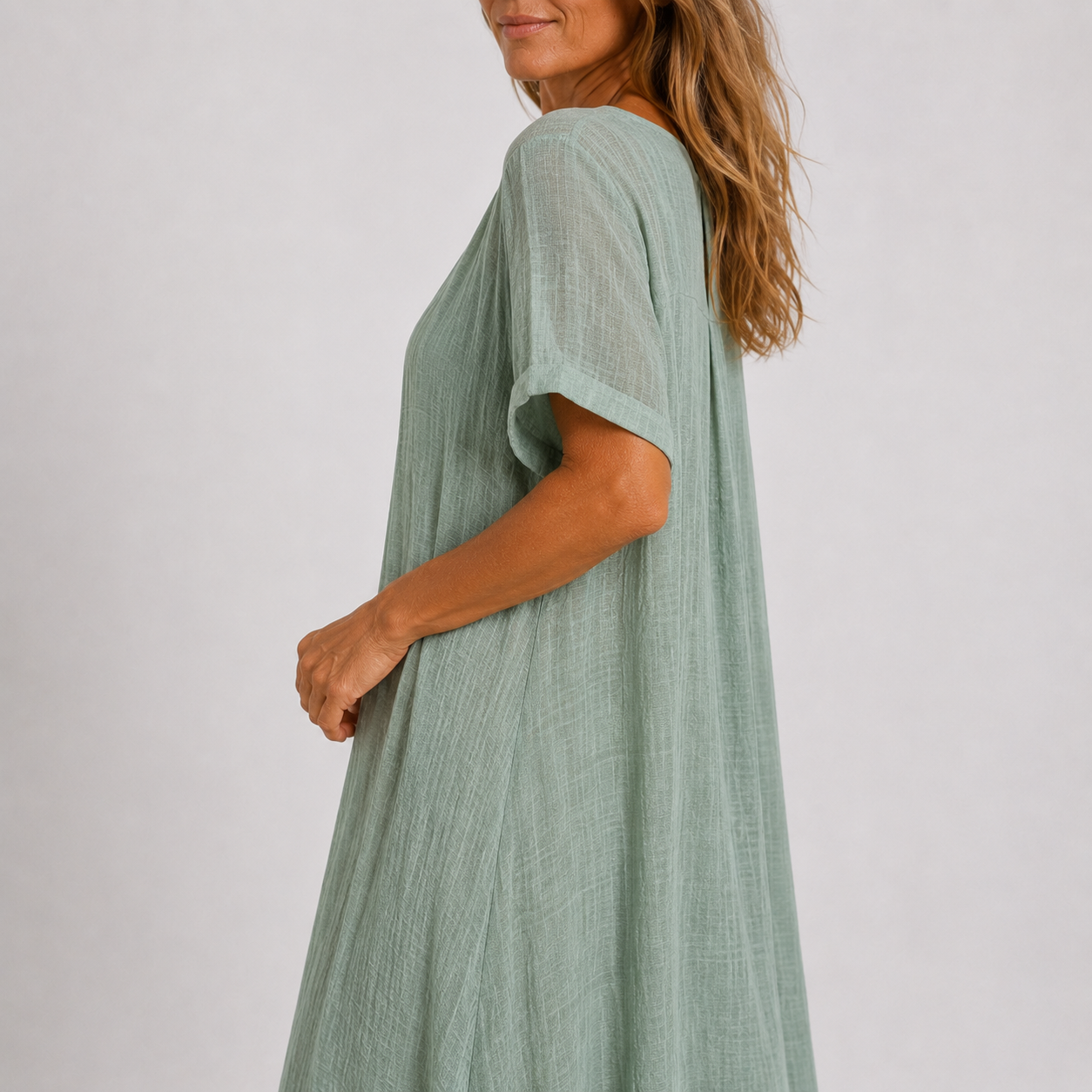 Amélie™ | Luchtige Maxi Jurk met V-Hals