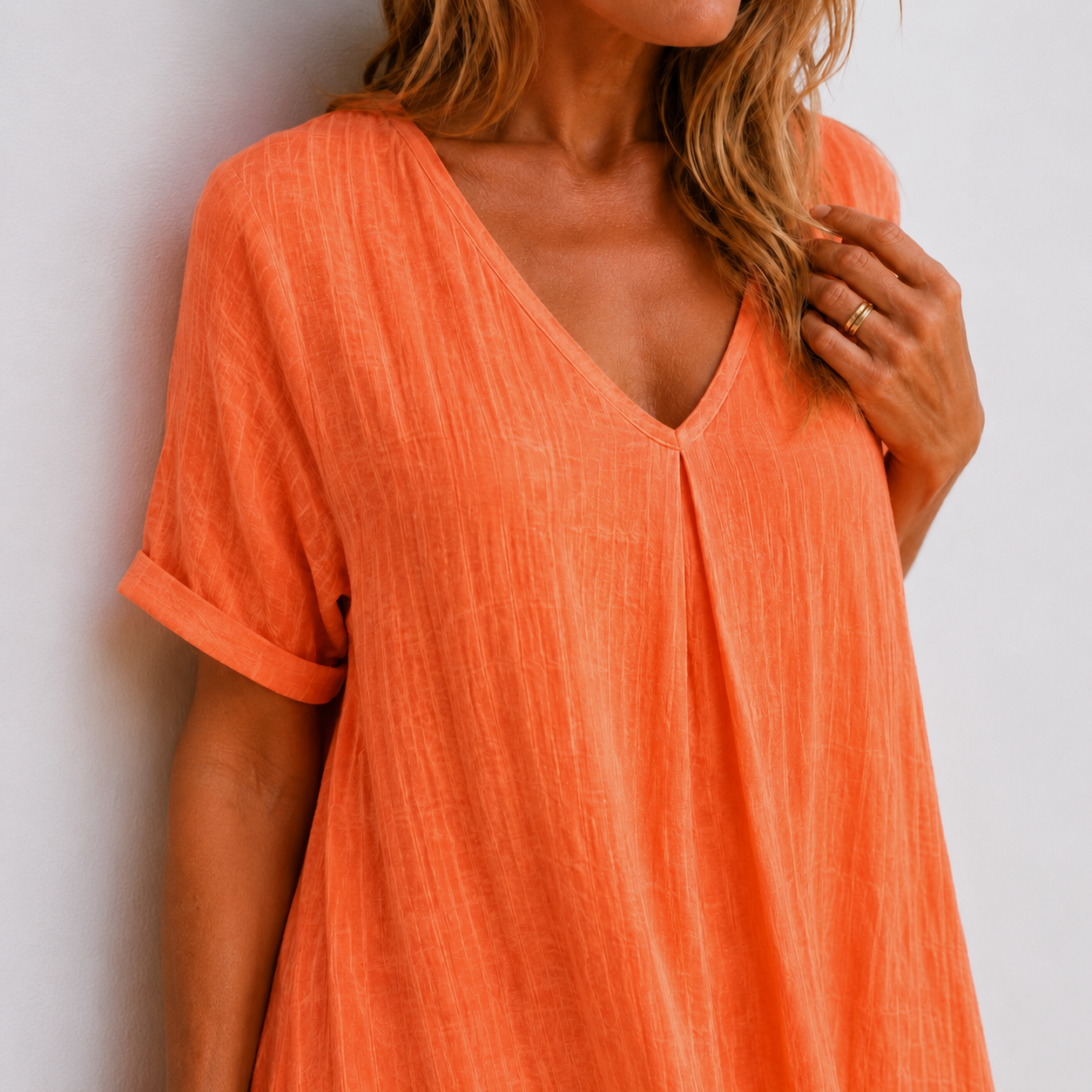 Amélie™ | Luchtige Maxi Jurk met V-Hals