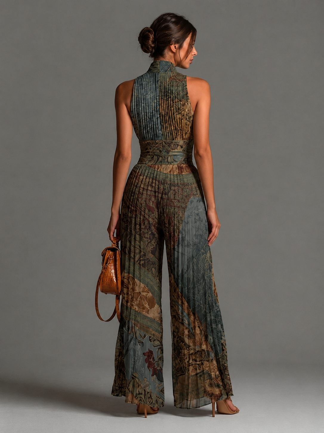 Laure™ | Elegante Mouwloze Jumpsuit met V-Hals