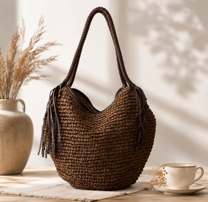 Rosie™ | Bohemian Hobo Tas Met Speelse Kwastdetails