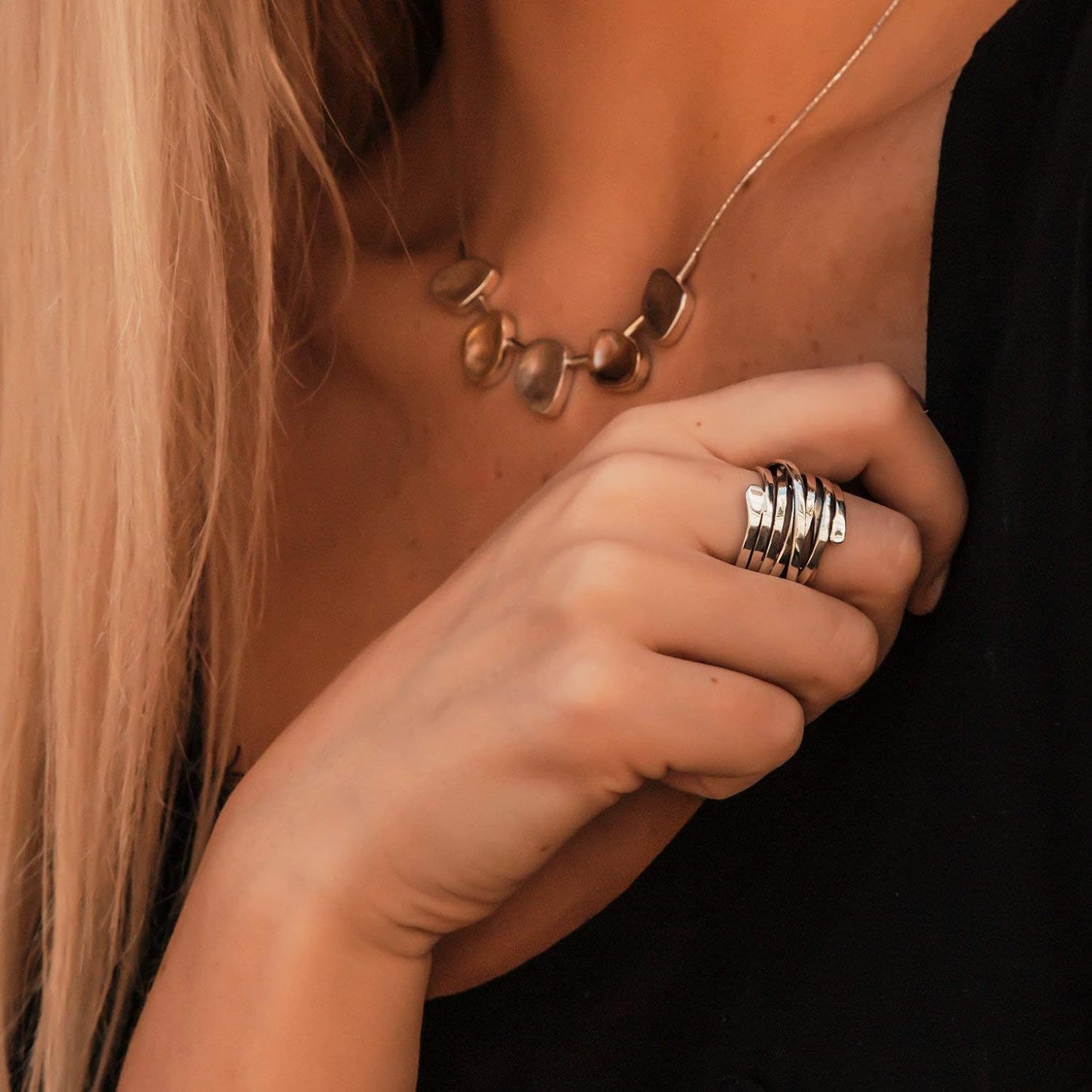 Marion™ | Zilveren Ring met Vintage Uitstraling