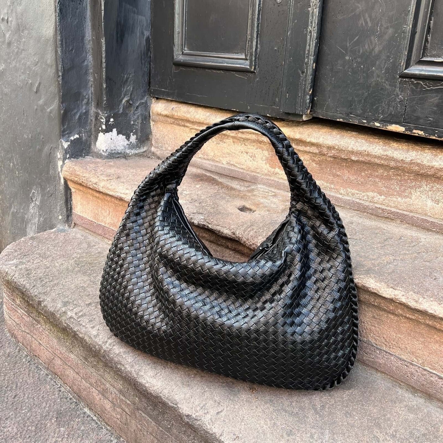 VOVIA | Geweven Oversized Schoudertas