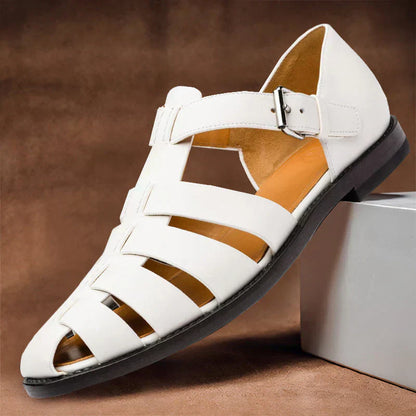 Daviro™ | Luxe Leren Sandalen voor Heren