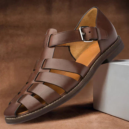 Daviro™ | Luxe Leren Sandalen voor Heren