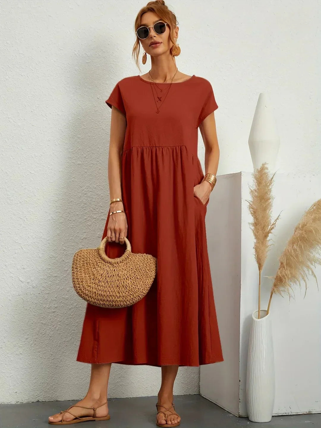 Amelise | Elegante Midi Jurk