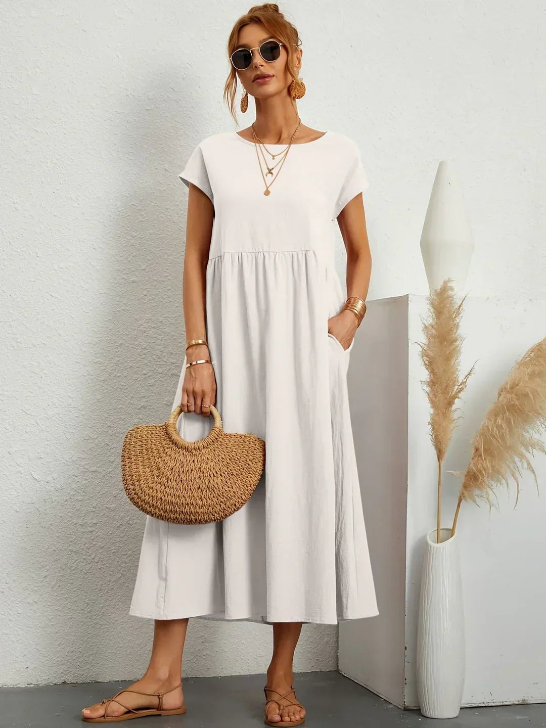 Amelise | Elegante Midi Jurk