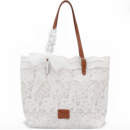 Rosalie™ | Romantische Kanttas Met Strikdetail