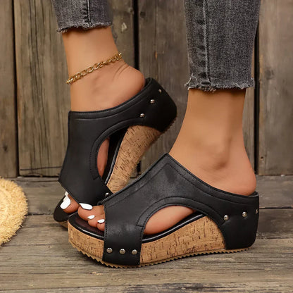 Lumi™ | Elegante Orthopedische Wedge Sandalen