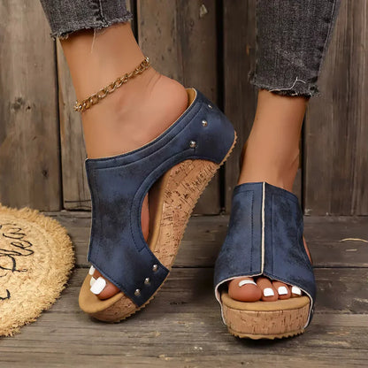 Lumi™ | Elegante Orthopedische Wedge Sandalen