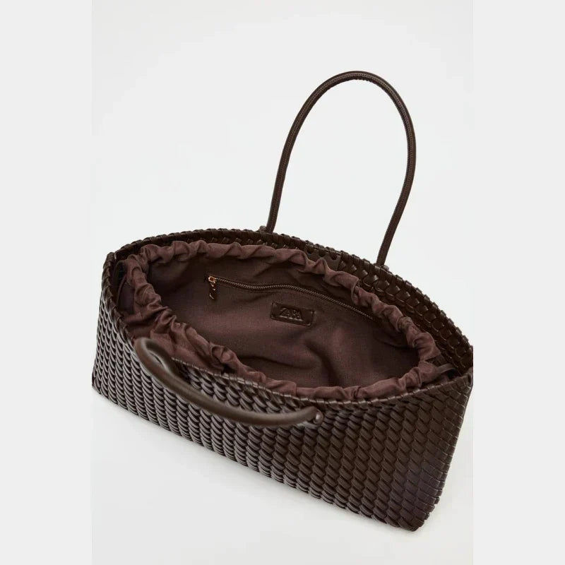 Bella™ | Handgeweven Tote Met Luxe Uitstraling