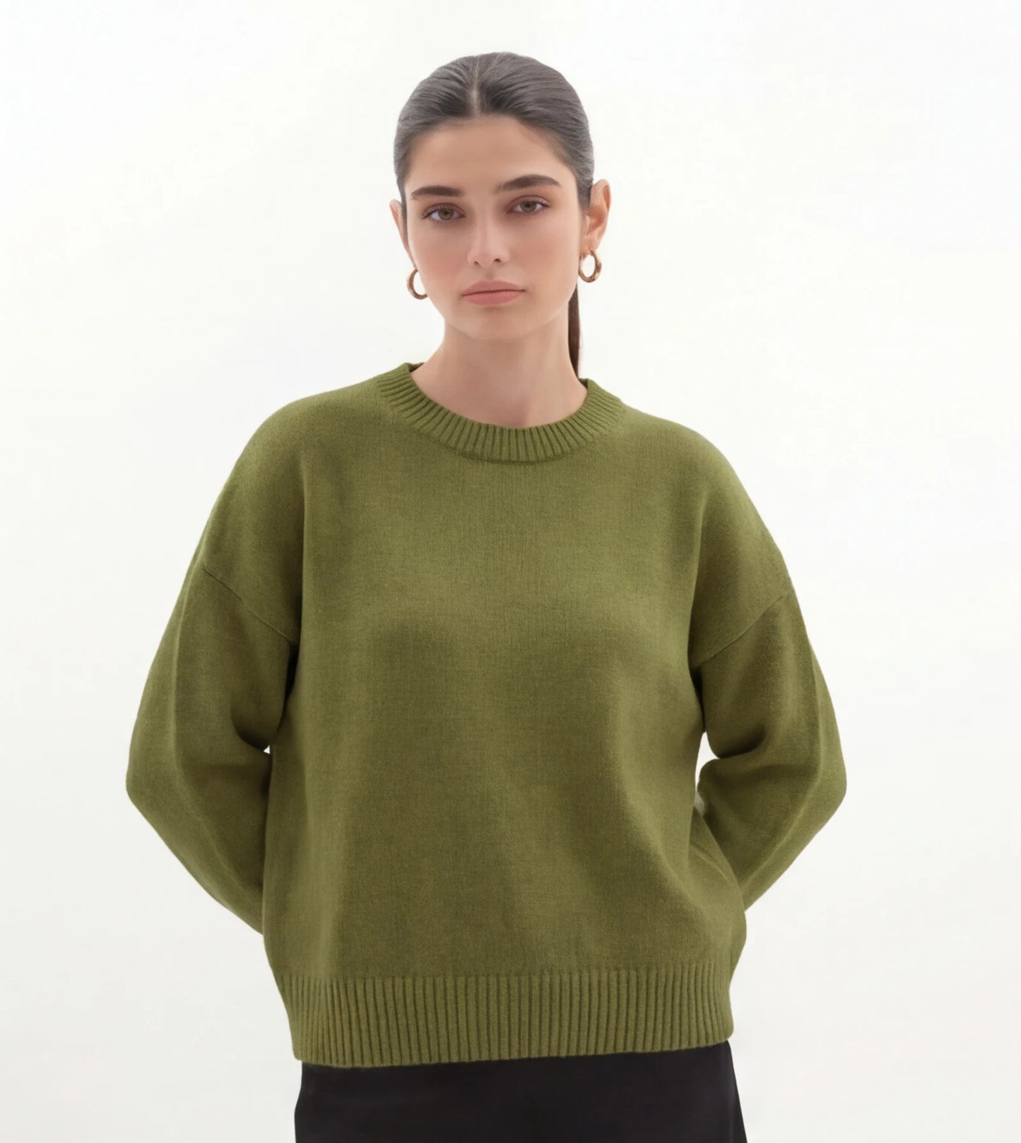 kleur: olijfgroen