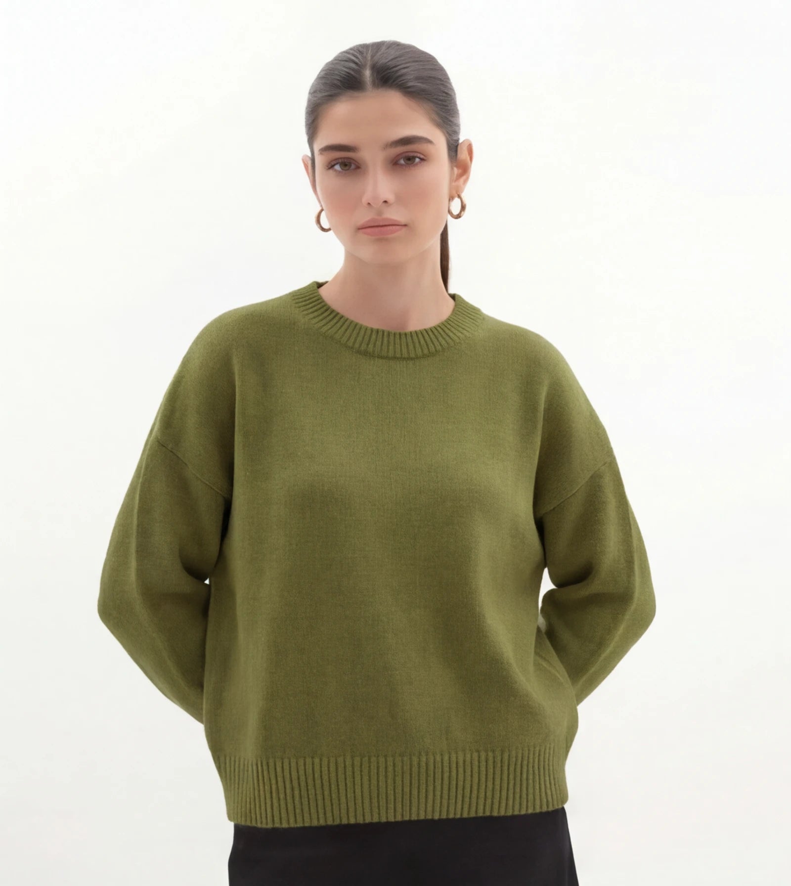 kleur: olijfgroen