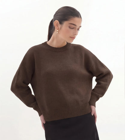 kleur: donker bruin